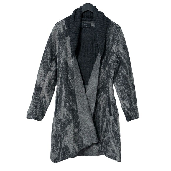 Anntarah Peru Alpaca Women's Open Front Cardigan Sweater Jacket Grey Size S - Picture 7 of 16